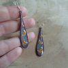 Boucles d'oreilles longue goutte  "Les croissants de lune" – Image 3