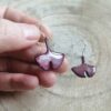 Boucles d'oreilles feuille de ginkgo – Image 2