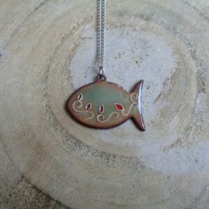 Pendentif "Le poisson aux entrelacs"