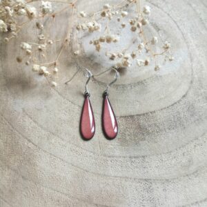 Boucles d'oreilles moyennes gouttes