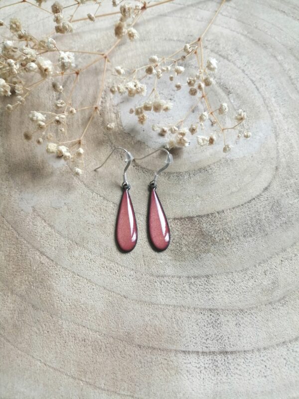 Boucles d'oreilles moyennes gouttes