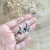 Boucles d'oreilles étoile vert d'eau – Image 2