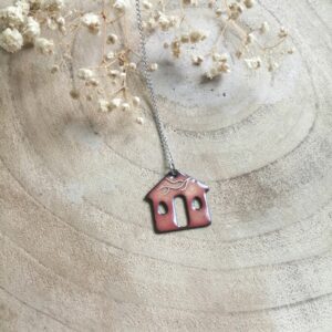 Pendentif "La maison rose"