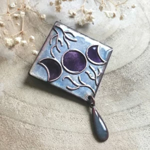 Grande broche "Triple lune"
