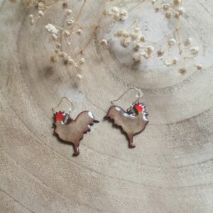 Boucles d'oreilles "Les coqs" (-40%)
