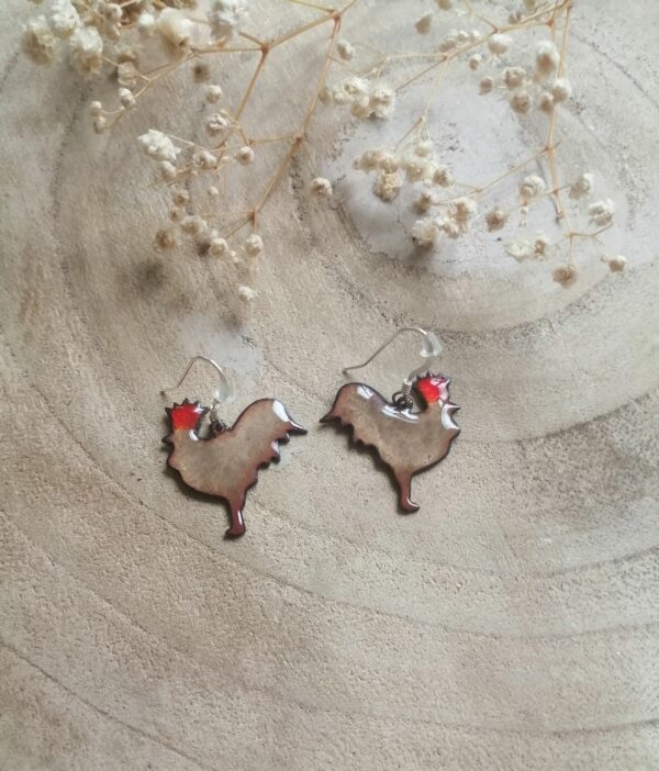 Boucles d'oreilles "Les coqs" (-40%)