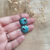 Pendentif double rond bleu turquoise (-40%) – Image 2