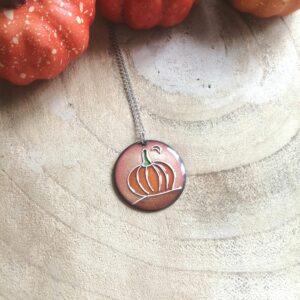 Pendentif "Citrouille"