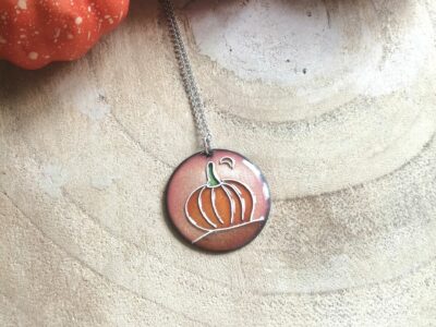 Pendentif "Citrouille"