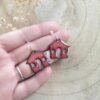 Boucles d'oreilles maison rose – Image 2