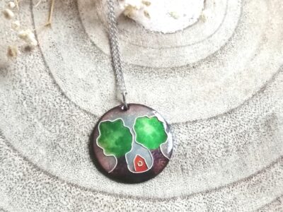 Pendentif "La maison rouge"