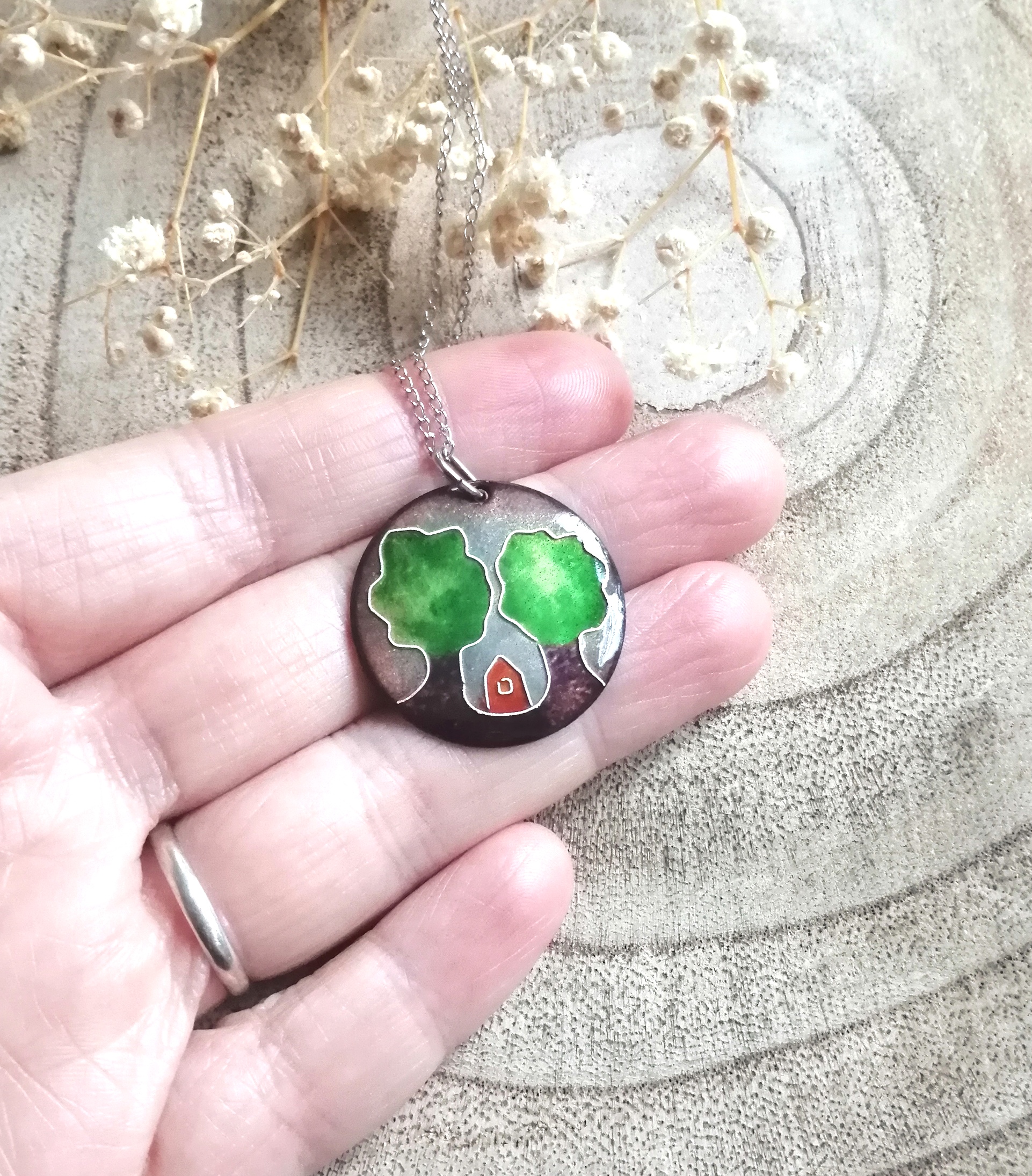 Pendentif "La maison rouge" – Image 2