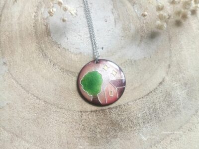 Pendentif "La maison et l'arbre"