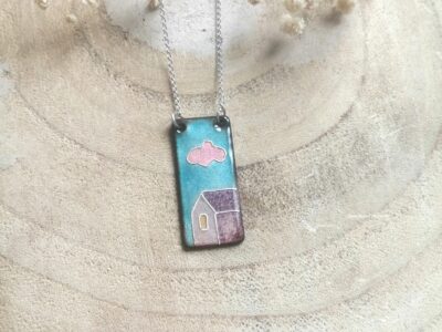 Pendentif "Maison sous le nuage"